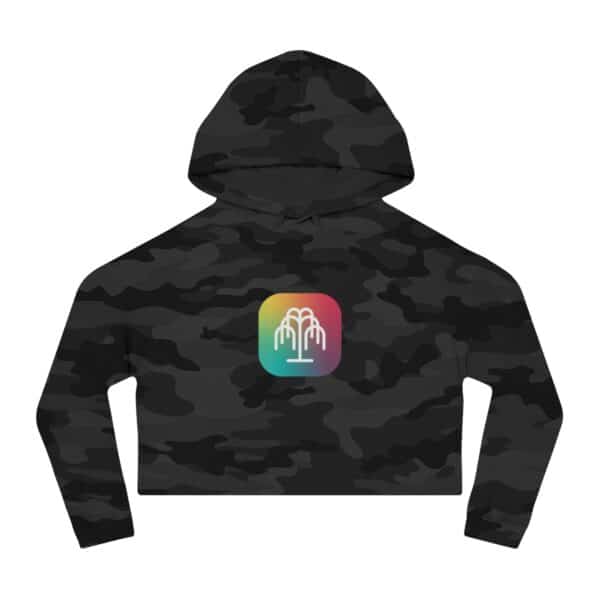 Women’s Cropped Hooded Sweatshirt - Image 10
