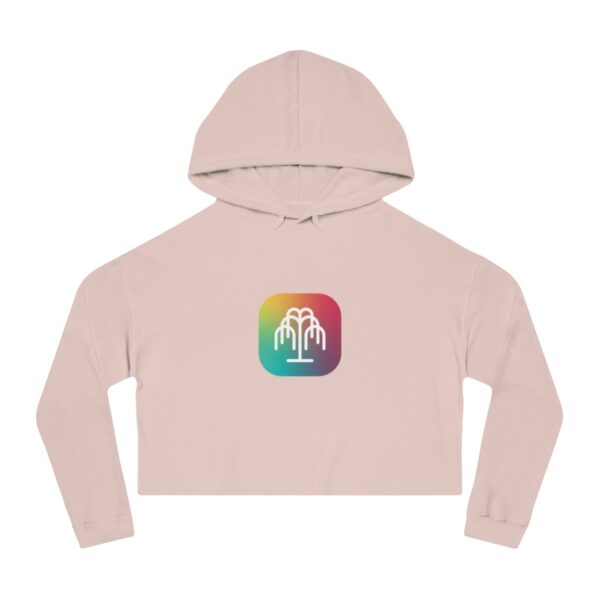Women’s Cropped Hooded Sweatshirt - Image 7