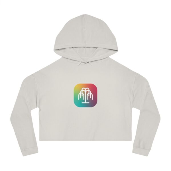 Women’s Cropped Hooded Sweatshirt - Image 13