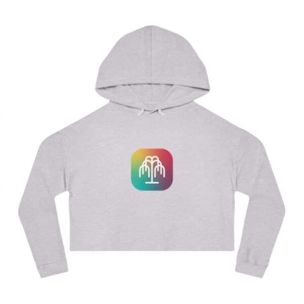 Women’s Cropped Hooded Sweatshirt - Image 22