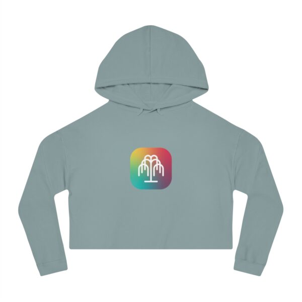 Women’s Cropped Hooded Sweatshirt - Image 16