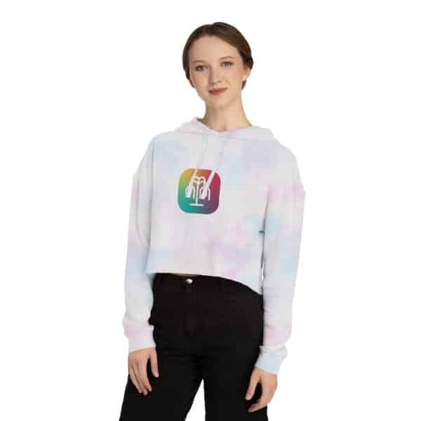 Women’s Cropped Hooded Sweatshirt - Image 21